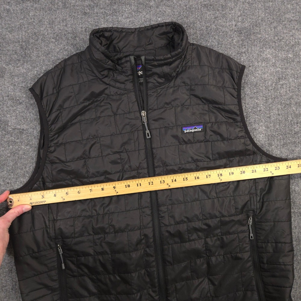 Patagonia Nano Puff Vest Mens XL Black Quilted Primaloft Insulated Lined Outdoor - Picture 5 of 10